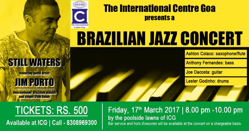 Brazilian Jazz CONCERT featuring “JIM PORTO”